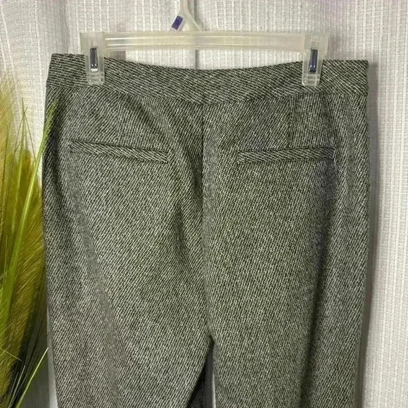 The Territory Ahead Women’s 10 Pants Gray Tweed Wool Silk Stretch Dress Pants - Picture 5 of 10